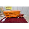 Image 8 : Lincoln Vintage Pressed Steel Toy Moving Van Truck - Allied/Peterson's Moving & Storage 21" Long