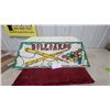 Image 1 : Stained Glass Style Billiards/Pool Table Light Fixture with Cue & Ball Design 33 x 11 x 18"