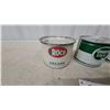 Image 2 : Roco Grease Tin and Two Quaker State Superfine Lubricant Tins, Vintage Automotive Grease Cans 1lb