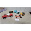 Image 1 : Lot of 5 Vintage Toy Vehicles: Nylint Grand Prix Special Race Car, #98 Formula Racer Schuco and