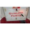 Image 3 : Autopar Quality Parts Illuminated Advertising Wall Clock Lights up and Working 15 x 15" Vintage
