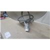 Image 3 : Vintage Green Porcelain Enamel Industrial Service Station Light Fixture with Mounting Arm