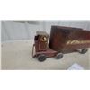 Image 3 : Vintage Pressed Steel Airline Express Delivery Truck Toy 20" Long Wood Wheels Late 40.S Beleive a