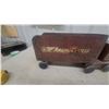 Image 8 : Vintage Pressed Steel Airline Express Delivery Truck Toy 20" Long Wood Wheels Late 40.S Beleive a