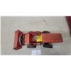 Image 4 : Vintage Nylint Pressed Steel Front End Loader Tractor with Yellow Wheels 17" Long