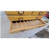 Image 9 : Tiffen Filters Vintage Wooden Dealer Display Case with Glass Top 18 x 18 x 23" Vintage