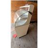 Image 5 : Johnson's Fresh Toasted Nuts Vintage Countertop Display Case with Curved Glass and Storage Cabinet