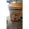 Image 6 : Johnson's Fresh Toasted Nuts Vintage Countertop Display Case with Curved Glass and Storage Cabinet