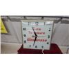 Image 4 : Wawanesa Insurance "Time to Insure" Illuminated Advertising Wall Clock 15 x 15" Vintage Glass Lense