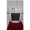 Image 1 : Canada Dry "The Champagne of Ginger Ales" Chalkboard Menu Sign W Wood Frame 20 x 28"