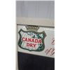 Image 5 : Canada Dry "The Champagne of Ginger Ales" Chalkboard Menu Sign W Wood Frame 20 x 28"