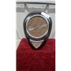 Image 1 : Seeburg Teardrop Jukebox External Speaker with Chrome Trim and Cloth Grille 10 x 18" Vintage
