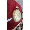 Image 4 : United Model 47 Oversize Pocket Watch Style Electric Wall Clock with Roman Numerals Vintage 12"