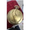 Image 5 : United Model 47 Oversize Pocket Watch Style Electric Wall Clock with Roman Numerals Vintage 12"