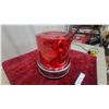 Image 2 : Dominion Auto Red Rotating Beacon Light NOS Vintage