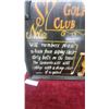 Image 5 : St. Andrews Golf Club Novelty Wooden Wall Plaque with Raised Golfer Figure with a Must Read Slogan