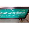 Image 3 : Natural Gas Appliances "The Natural Choice" Illuminated Light Box Sign by Claude Neon 12 x 36"