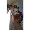 Image 2 : Tournament Table Hockey Arcade Game with Oak Cabinet and Ball Scoring System