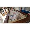 Image 4 : Tournament Table Hockey Arcade Game with Oak Cabinet and Ball Scoring System