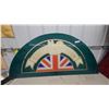 Image 1 : British Union Jack "Fox and Hound Wpg Tavern Fiberglass Sign 30 x 66"