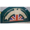 Image 3 : British Union Jack "Fox and Hound Wpg Tavern Fiberglass Sign 30 x 66"