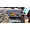Image 1 : Vintage Chest Pepsi-Cola Ice Cold Drink Vending Machine with Yellow Triangle Logo 1940.S