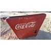 Image 2 : Vintage Coca-Cola Chest Ice Cold Drink Top-Loading Cooler with Dual Lid Handles