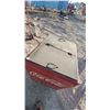 Image 6 : Vintage Coca-Cola Chest Ice Cold Drink Top-Loading Cooler with Dual Lid Handles