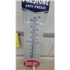 Image 3 : Prestone Anti-Freeze Porcelain Advertising Thermometer, "You're Safe and You Know It" Vintage 9 x