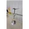 Image 1 : Art Deco Chrome DC-3 Airplane Smoker's Stand with Onyx Accent and Electric Cord