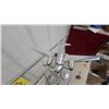 Image 3 : Art Deco Chrome DC-3 Airplane Smoker's Stand with Onyx Accent and Electric Cord