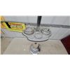 Image 5 : Art Deco Chrome DC-3 Airplane Smoker's Stand with Onyx Accent and Electric Cord
