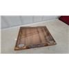 Image 2 : Vintage Gillette Wooden Countertop Display Case with Glass Front and Shelves 14 x 18"