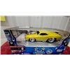 Image 2 : Muscle Machines '66 GTO 1:18 Scale Die-Cast Model Car in Yellow with Box