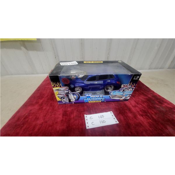Muscle Machines '00 PT Cruiser 1:18 Scale Die-Cast Model Car with Box