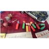 Image 11 : Schuco Patent Elektro-Ingenico 5311 Tin Toy Car Set with Accessories and Trailer 1950s