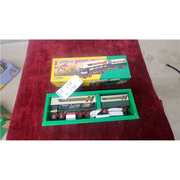 Corgi Classics Showmans Range Pat Collins Fair Truck and Trailer Set