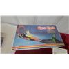Image 2 : Gyro Cycle Stunt Motorcycle Toy with Ramp, Ring of Fire, and Cardboard Accessories and Box