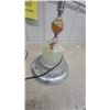 Image 9 : Mico Art Deco Floor Standing Smoker Stand with Slag Glass Globe Lamp and Ashtrays Very Rare with