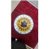 Image 1 : Pioneer Cafeteria Vintage Round Advertising Thermometer with Maple Leaf Logo 12" Diameter Vintage