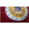 Image 3 : Pioneer Cafeteria Vintage Round Advertising Thermometer with Maple Leaf Logo 12" Diameter Vintage