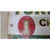 Image 5 : Turret Cigarettes Vintage Porcelain Enamel Advertising Sign 18 x 30"