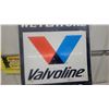 Image 3 : Valvoline "We Feature Valvoline Products" Metal Advertising Sign 2 Sided 24 x 36"