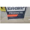 Image 8 : Valvoline "We Feature Valvoline Products" Metal Advertising Sign 2 Sided 24 x 36"