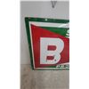 Image 2 : B/A Service Products Porcelain Enamel Gas Station Sign 76.6 x 41.6" 1950s