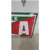 Image 5 : B/A Service Products Porcelain Enamel Gas Station Sign 76.6 x 41.6" 1950s