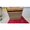 Image 6 : National Thread Limited Wooden Store Display Cabinet with Dividers16 X 10.6 x 17.6"