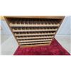 Image 7 : National Thread Limited Wooden Store Display Cabinet with Dividers16 X 10.6 x 17.6"