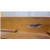 Image 8 : National Thread Limited Wooden Store Display Cabinet with Dividers16 X 10.6 x 17.6"
