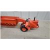 Image 8 : Wooldridge Mfg Co. Model Toys Orange Buggy Scraper Pressed Steel Set Vintage 25" Long